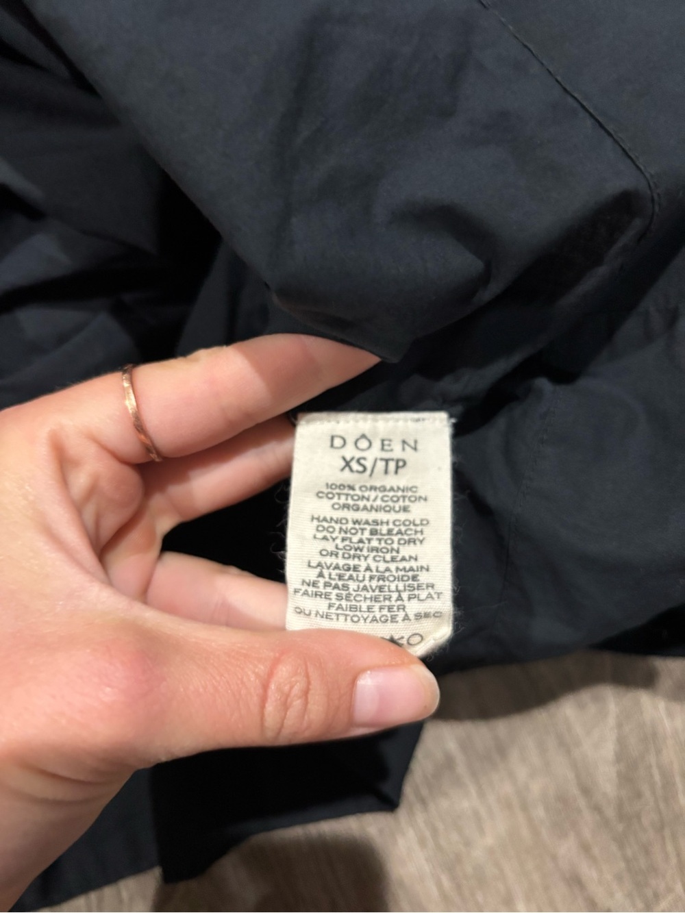Doen Marianne Shirred Organic Cotton-Poplin Midi Dress Size Extra Small - Picture 6 of 7